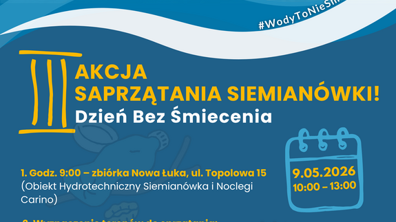 Plakat z opisem akcji